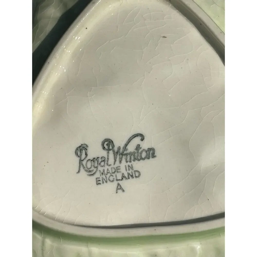 Royal Winton Grimwades Bowls Set of 2 Vintage Crazing Vegetable Theme Farmhouse